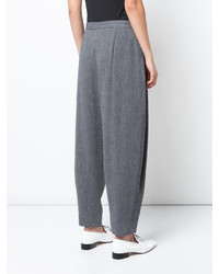 Pantalon large en laine bleu Rachel Comey