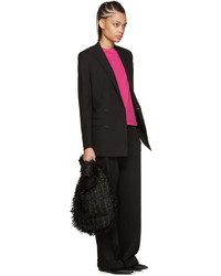 Pantalon large en laine noir Junya Watanabe