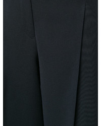 Pantalon large en laine noir Jil Sander