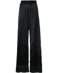 Pantalon large en laine noir Maison Margiela