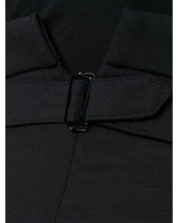 Pantalon large en laine noir Ermanno Scervino