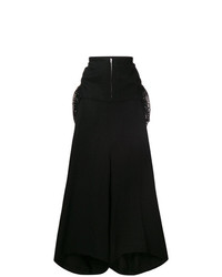 Pantalon large en lin noir Yohji Yamamoto Vintage