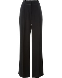 Pantalon large en soie noir Givenchy