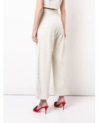 Pantalon large en velours côtelé blanc Rachel Comey
