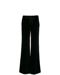 Pantalon large en velours noir Unravel Project