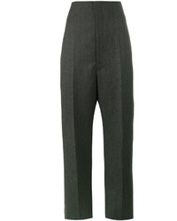 Pantalon large gris foncé Balenciaga