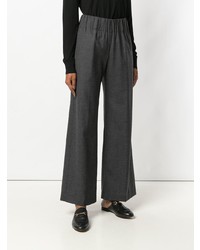 Pantalon large gris foncé Aspesi