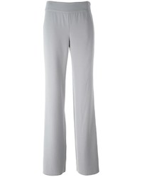 Pantalon large gris Armani Collezioni