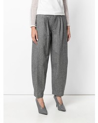 Pantalon large gris Chloé
