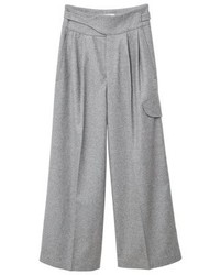 Pantalon large gris Mango