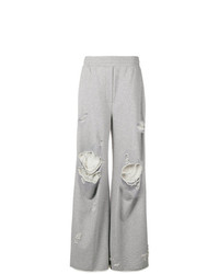 Pantalon large gris T by Alexander Wang