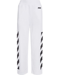 Pantalon large imprimé blanc Off-White