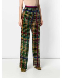 Pantalon large imprimé multicolore Etro