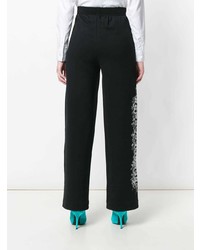 Pantalon large imprimé noir Off-White