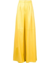 Pantalon large jaune ADAM by Adam Lippes