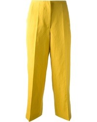 Pantalon large jaune Cédric Charlier