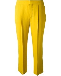 Pantalon large jaune Chloé