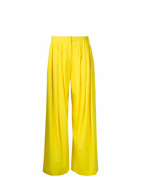Pantalon large jaune Jil Sander Vintage