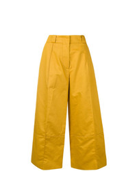 Pantalon large jaune Marni