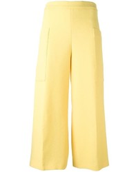 Pantalon large jaune MSGM