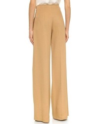 Pantalon large marron clair Derek Lam