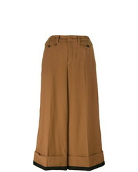 Pantalon large marron clair N°21