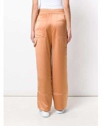 Pantalon large marron clair Off-White