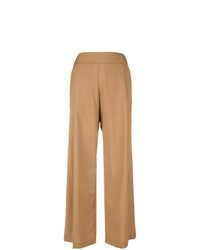 Pantalon large marron clair Semicouture