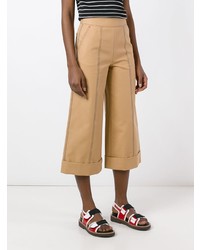 Pantalon large marron clair MSGM