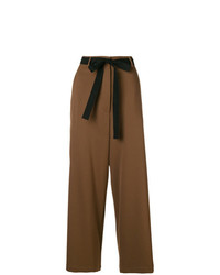Pantalon large marron Hache