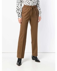 Pantalon large marron P.A.R.O.S.H.