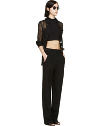 Pantalon large noir Anthony Vaccarello