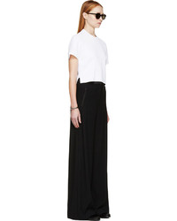 Pantalon large noir Erdem