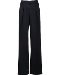 Pantalon large noir Carolina Herrera