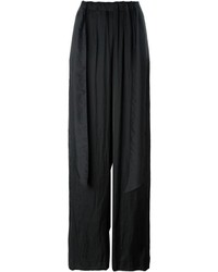 Pantalon large noir Cédric Charlier