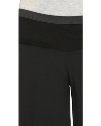 Pantalon large noir Enza Costa