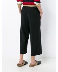 Pantalon large noir Adam Lippes