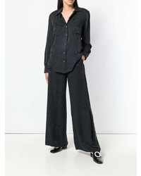 Pantalon large noir Raquel Allegra