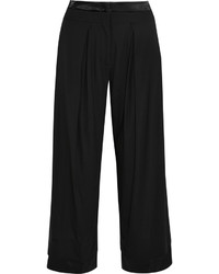 Pantalon large noir Donna Karan
