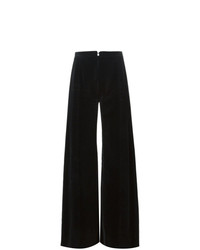 Pantalon large noir Emanuel Ungaro Vintage