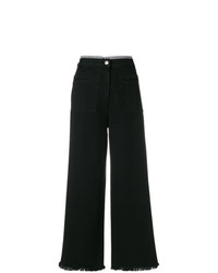 Pantalon large noir Federica Tosi