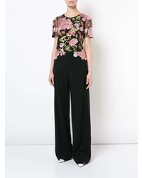 Pantalon large noir Josie Natori