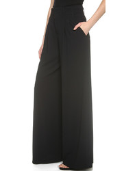 Pantalon large noir Alice + Olivia