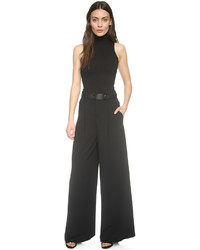 Pantalon large noir Alice + Olivia