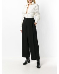 Pantalon large noir Yohji Yamamoto