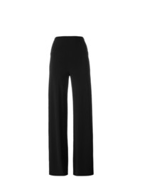 Pantalon large noir Norma Kamali