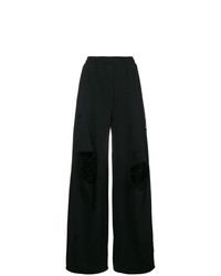 Pantalon large noir T by Alexander Wang