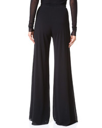 Pantalon large noir Fuzzi