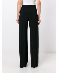 Pantalon large noir Norma Kamali