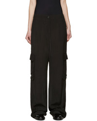 Pantalon large noir Yang Li